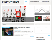 Tablet Screenshot of kinetictrader.com